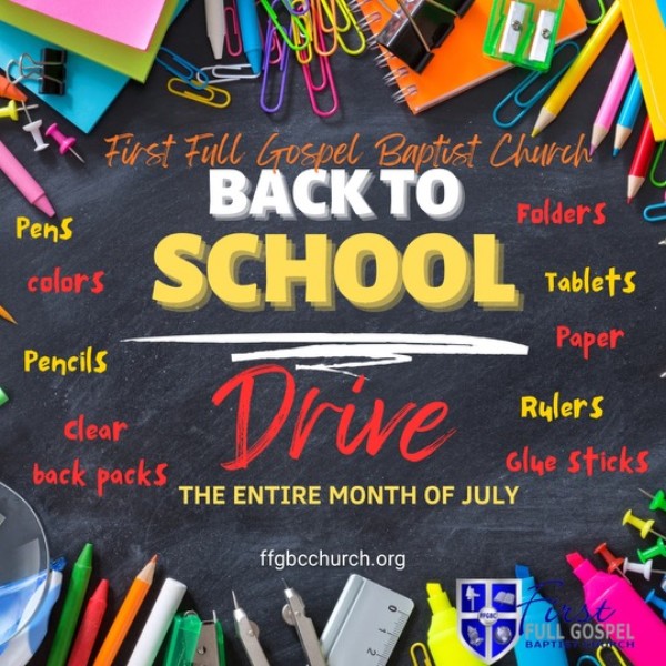 Featured Item Back to School Drive